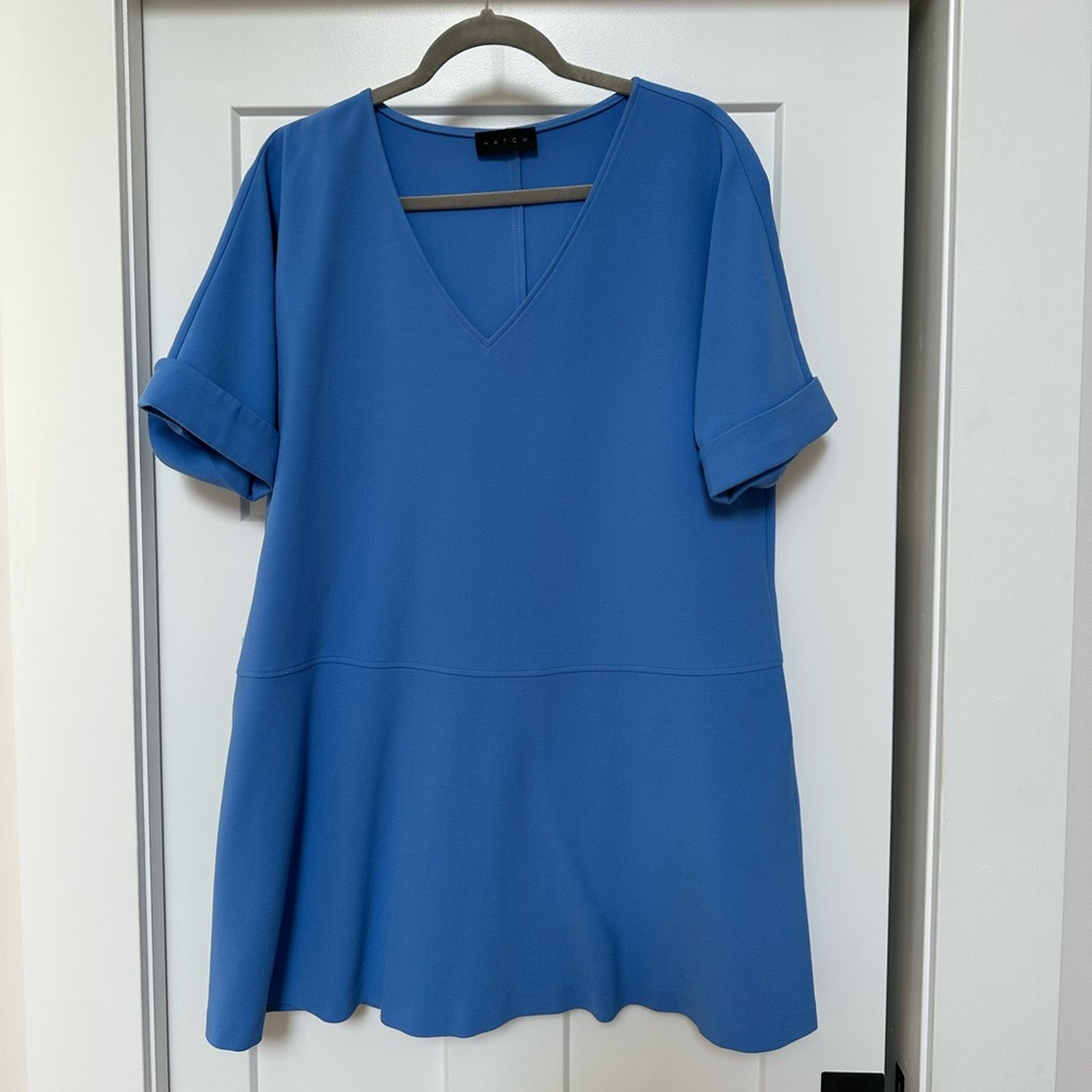 Vibrant Blue HATCH Shift Dress